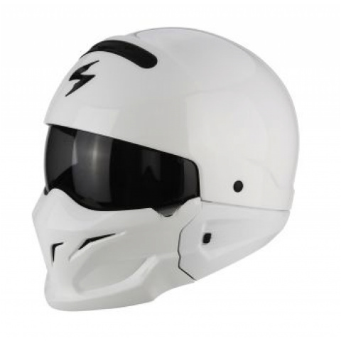 SCORPION KASK EXO-COMBAT SOLID WHITE S 